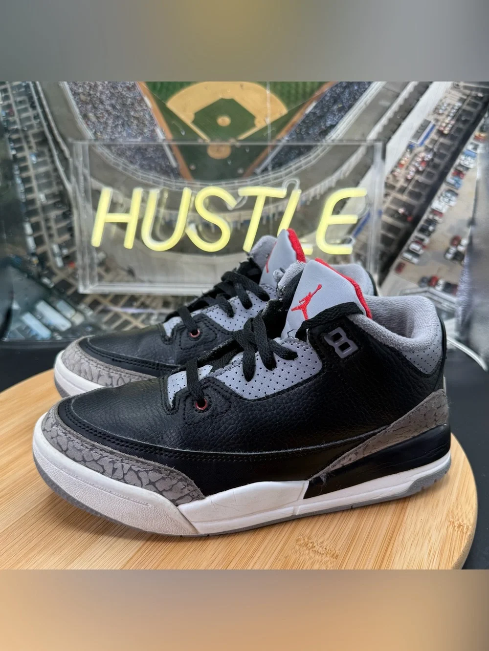 Nike Air Jordan 3 Retro (GS) “Black Cement” Youth Sz 3Y